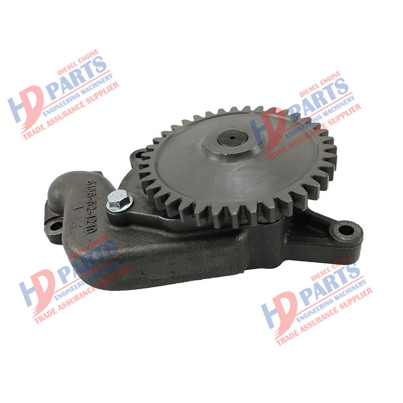 6D105 PC200-3 엔진 오일 펌프 6136-52-1210 6136-52-1100 KOMATSU 디젤 엔진 부품에 적합