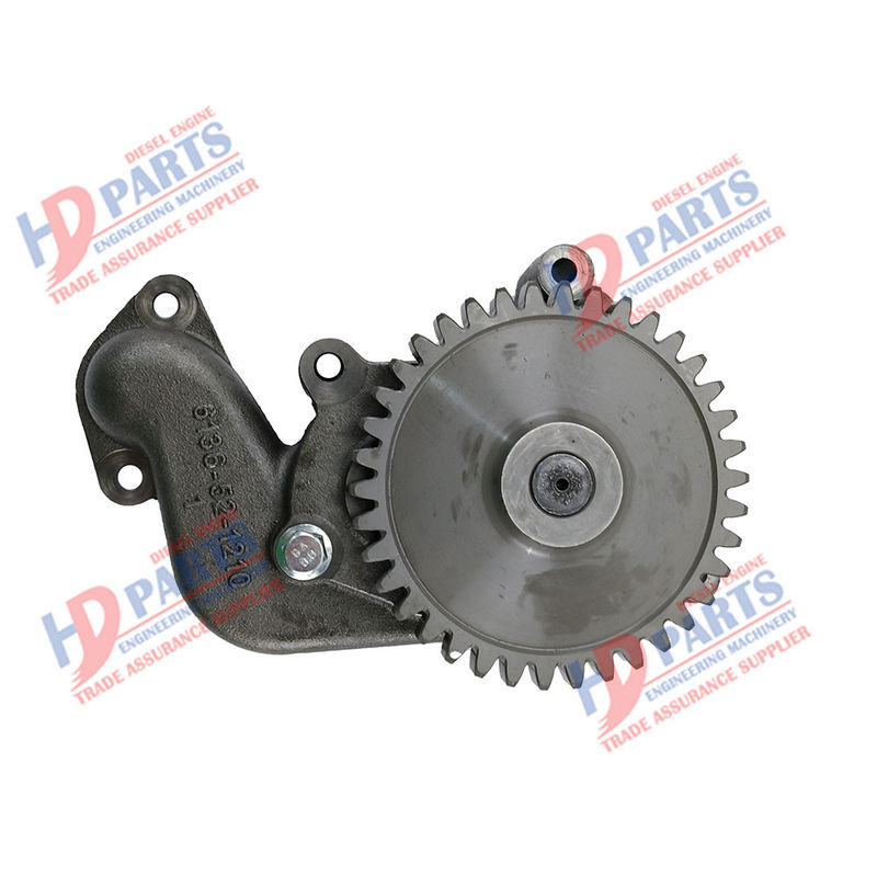 6D105 PC200-3 엔진 오일 펌프 6136-52-1210 6136-52-1100 KOMATSU 디젤 엔진 부품에 적합
