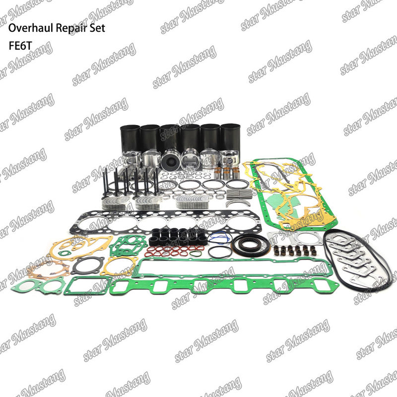 FE6 12V 수리 키트 실린더 라인러 피스톤 키트 가스켓 키트 밸브 좌석 가이드 주류 콘 막대 베어링