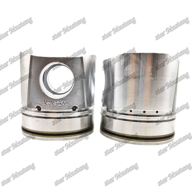 피스톤 4BT 4D102 6BT 6BT5.9 6D102 50mm 연소실 6738-31-2110 6738-31-2111 3957795 3807795 커민스 코마쓰