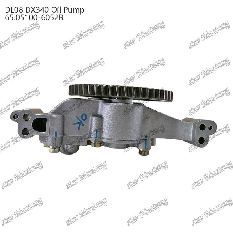 DL08 DX340 오일 펌프 65.05100-6052B Doosan Daewoo 엔진 예비 부품