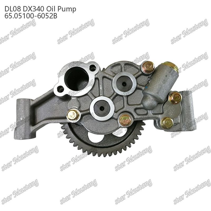 DL08 DX340 오일 펌프 65.05100-6052B Doosan Daewoo 엔진 예비 부품