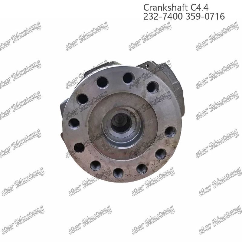 크랑크 샤프트 C4.4 스플라인 232-7400 359-071과 함께 만든 강철 EFI 63mm Caterpillar 디젤 엔진 수리 부품