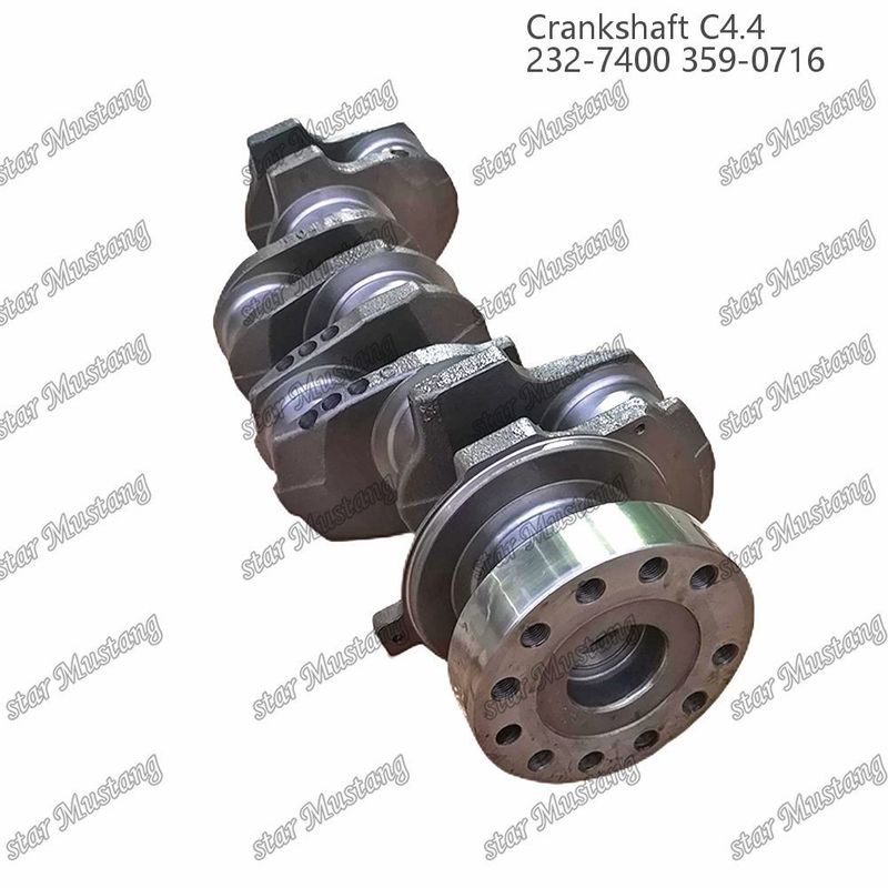 크랑크 샤프트 C4.4 스플라인 232-7400 359-071과 함께 만든 강철 EFI 63mm Caterpillar 디젤 엔진 수리 부품