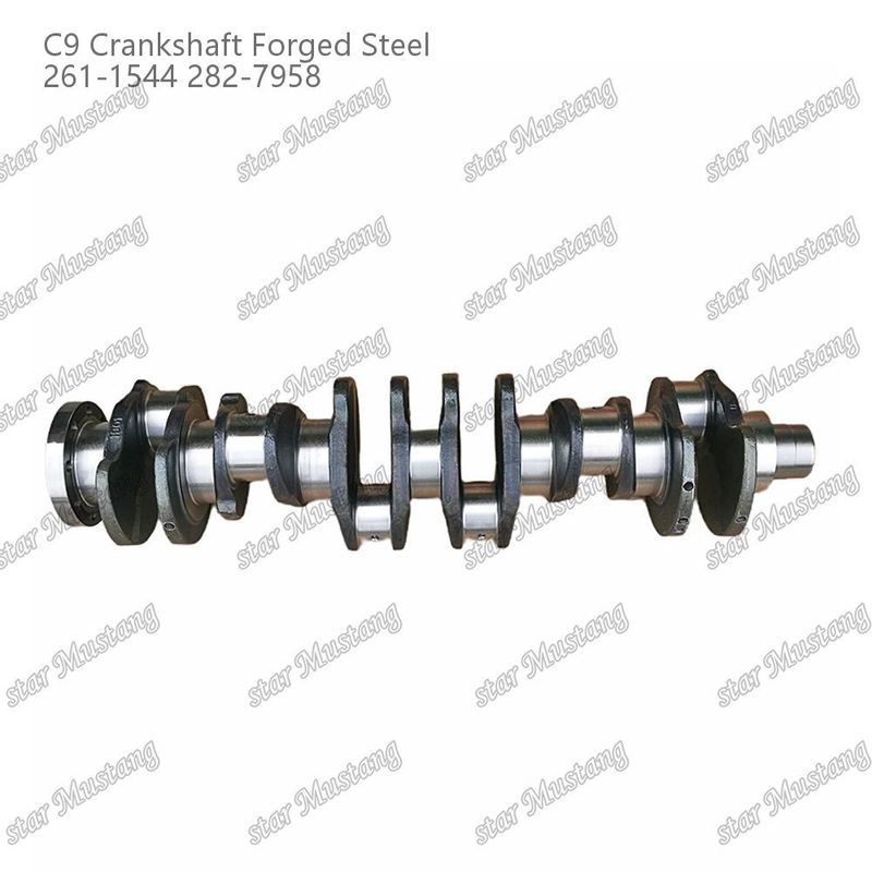 크랑크 샤프트 C9 도장철 261-1544 282-7958 Caterpillar 디젤 엔진 수리 부품