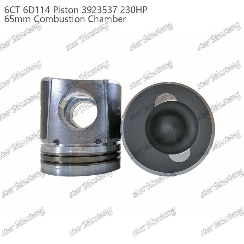 피스톤 6CT 6D114 230HP 3923537 65mm 연소 방 Cummins 디젤 엔진 수리 부품