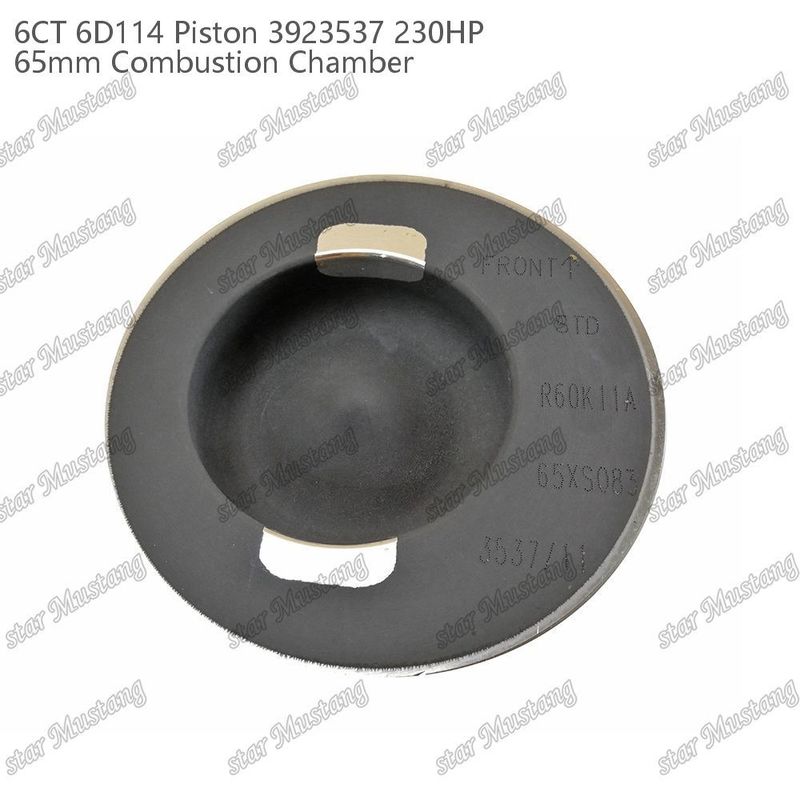 피스톤 6CT 6D114 230HP 3923537 65mm 연소 방 Cummins 디젤 엔진 수리 부품