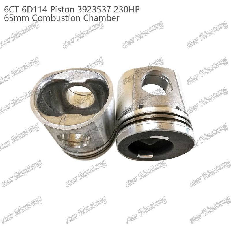 피스톤 6CT 6D114 230HP 3923537 65mm 연소 방 Cummins 디젤 엔진 수리 부품