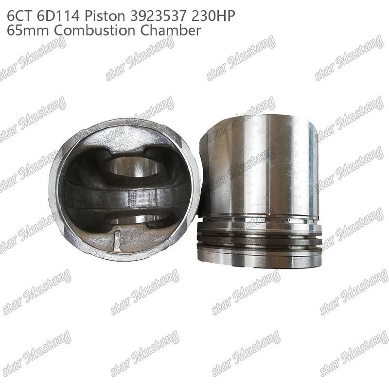 피스톤 6CT 6D114 230HP 3923537 65mm 연소 방 Cummins 디젤 엔진 수리 부품