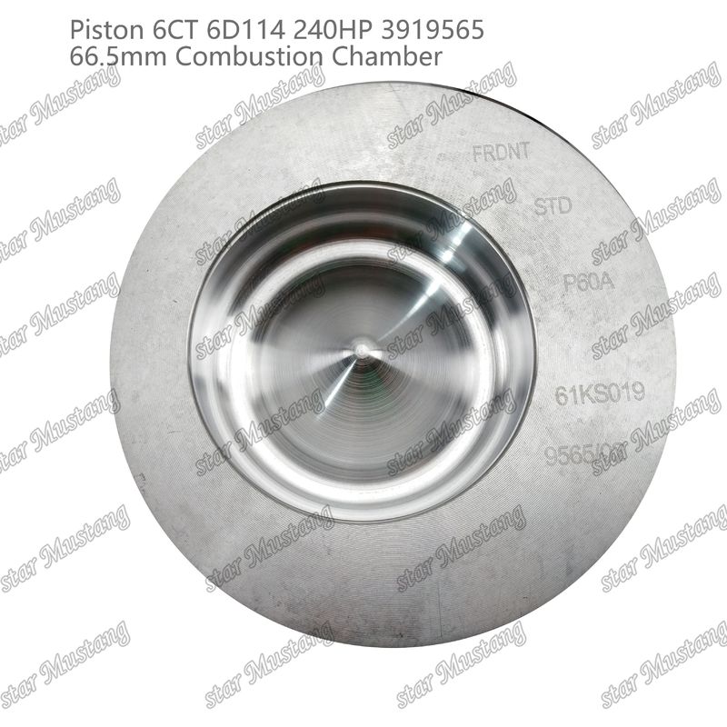 피스톤 6CT 6D114 240HP 3919565 66.5mm 연소실 커민스 디젤 엔진 수리 부품