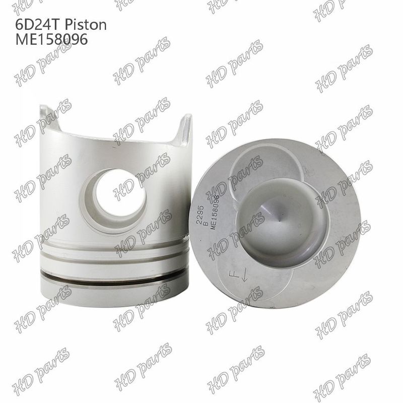 피스톤 6D24T 연소실 69mm 3.3 이중 기울기 x3x4mm ME158096 미쓰비시 엔진 예비 부품