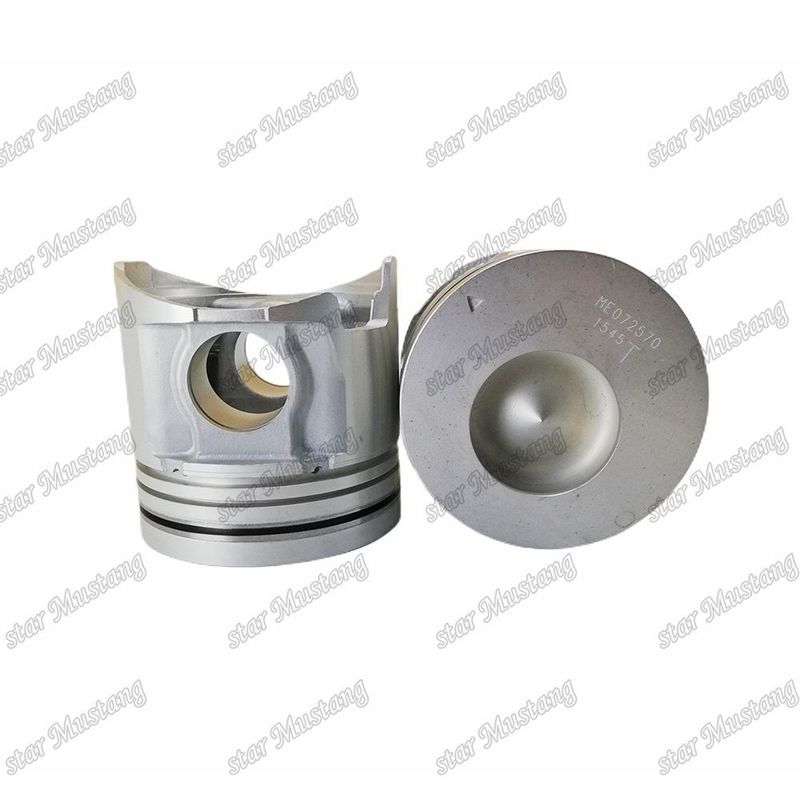 6D16-3AT 엔진 피스톤 챔버 크기 56mm 3kx2.5x4mm 핀 홀 42mm ME072570 미쓰비시 엔진 예비 부품