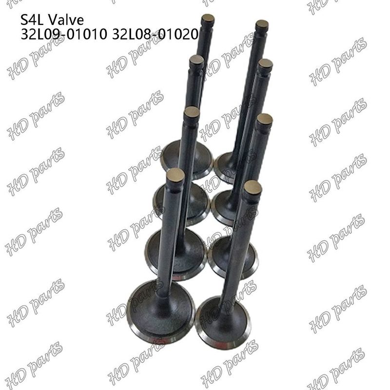 밸브 S4L IN 32L09-01010 EX 32L08-01020 미쓰비시 디젤 엔진 수리 부품