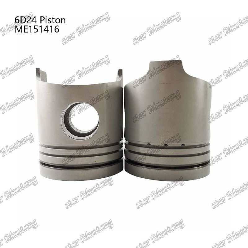 6D24 엔진 피스톤 챔버 크기 69mm 3.3Kx3x4mm ME151416 미쓰비시 엔진 예비 부품