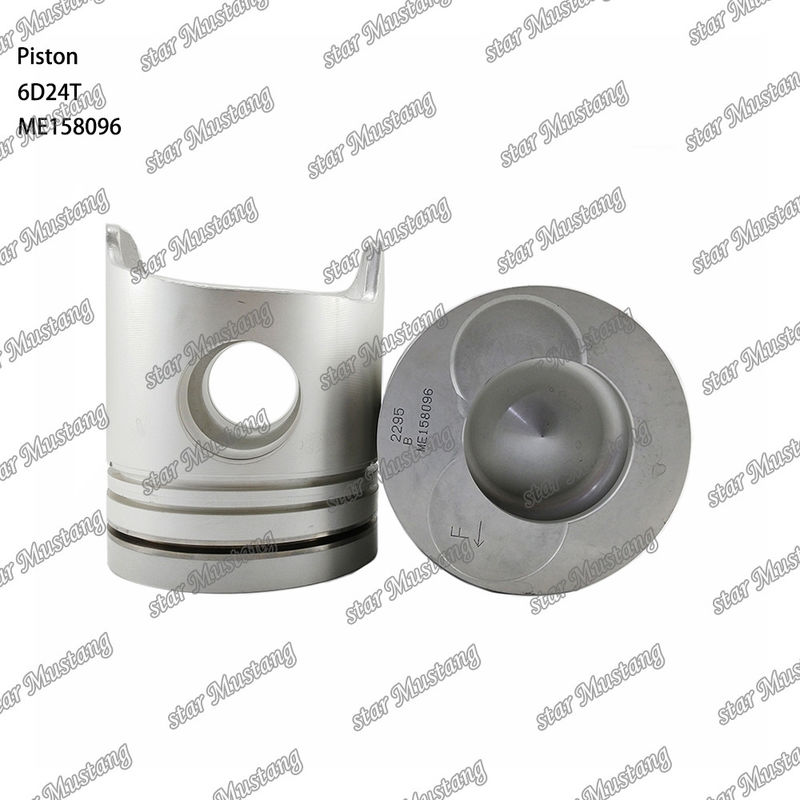 6D24T 엔진 피스톤 챔버 크기 69mm 3.3Kx3x4mm ME158096 미쓰비시 엔진 예비 부품