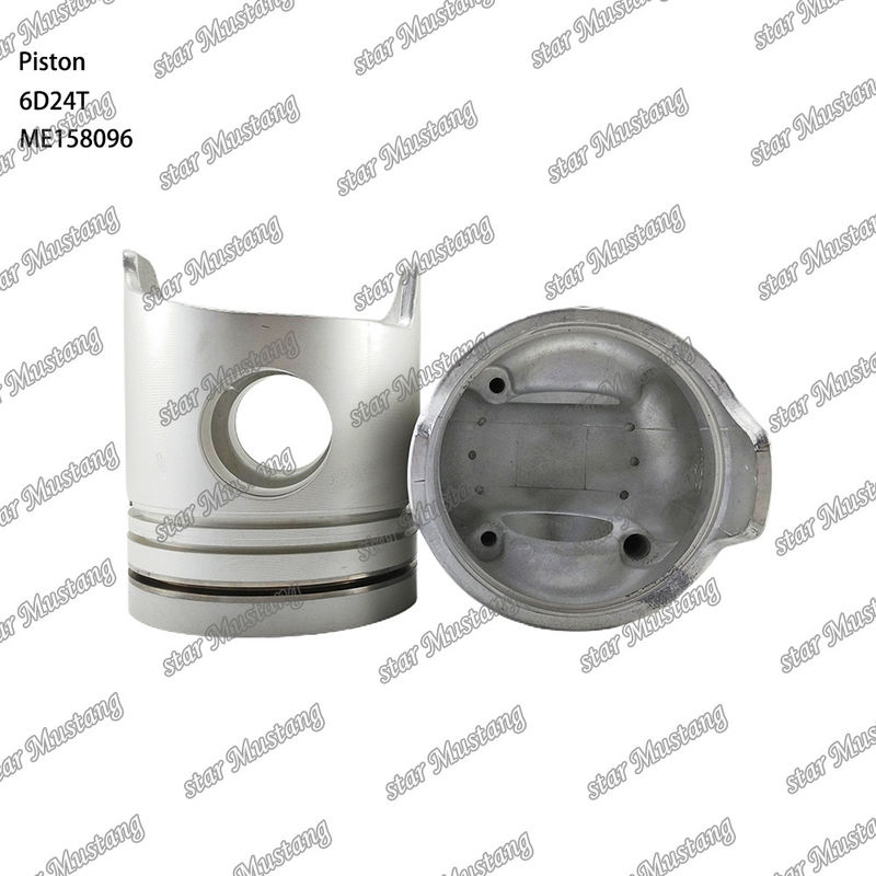 6D24T 엔진 피스톤 챔버 크기 69mm 3.3Kx3x4mm ME158096 미쓰비시 엔진 예비 부품
