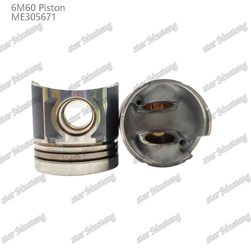 6M60 엔진 피스톤 챔버 크기 79mm ME305671 미쓰비시 엔진 예비 부품