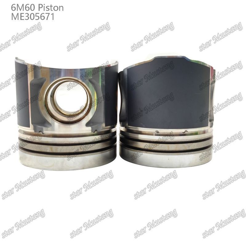 6M60 엔진 피스톤 챔버 크기 79mm ME305671 미쓰비시 엔진 예비 부품
