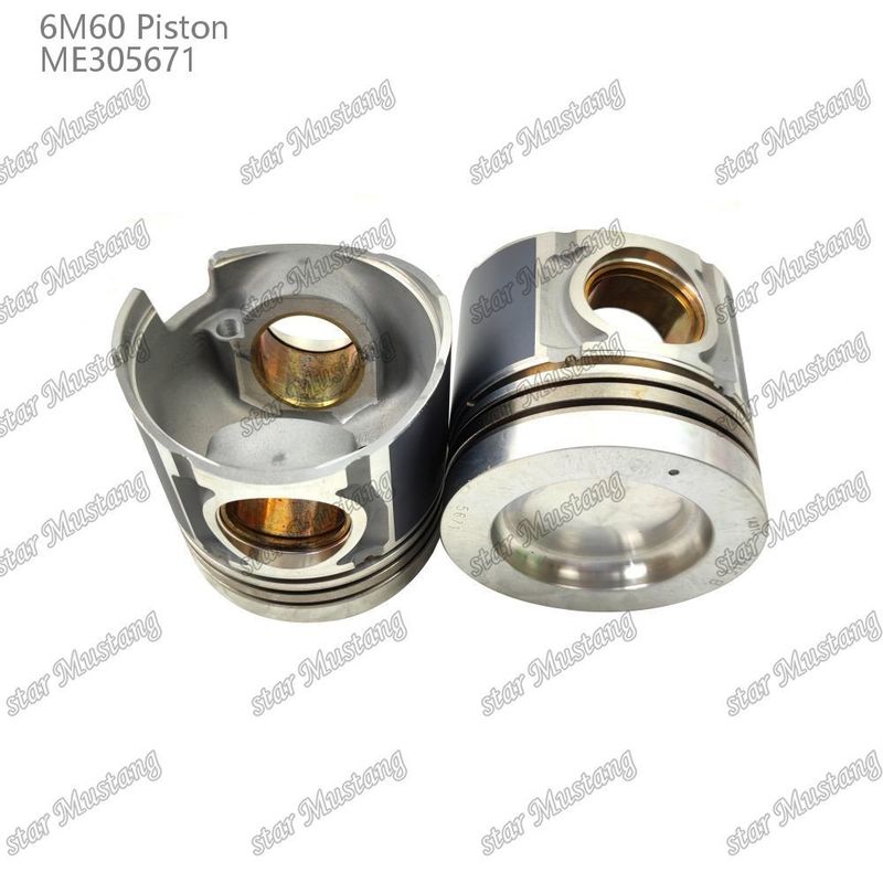 6M60 엔진 피스톤 챔버 크기 79mm ME305671 미쓰비시 엔진 예비 부품