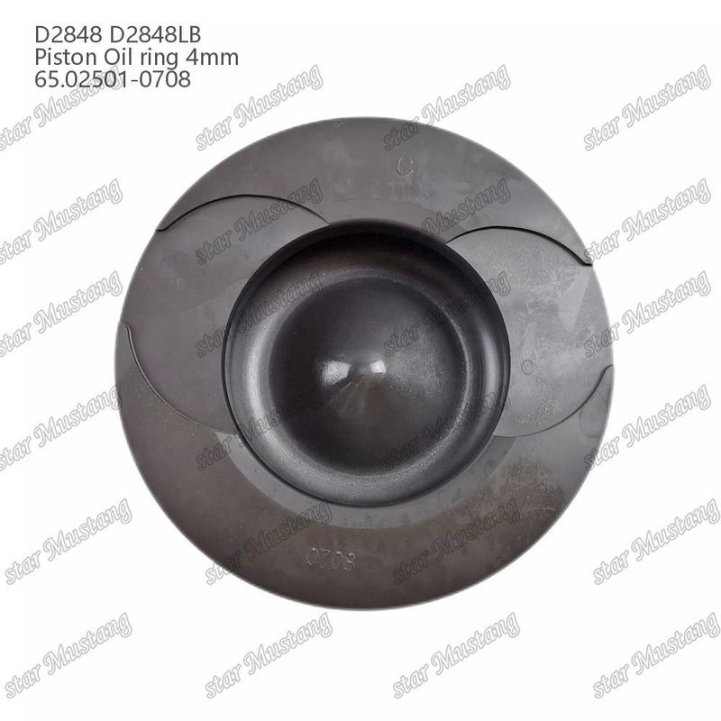 피스톤 D2848 D2848LB 오일 링 4mm 65.02501-0708 Doosan 디젤 엔진 수리 부품