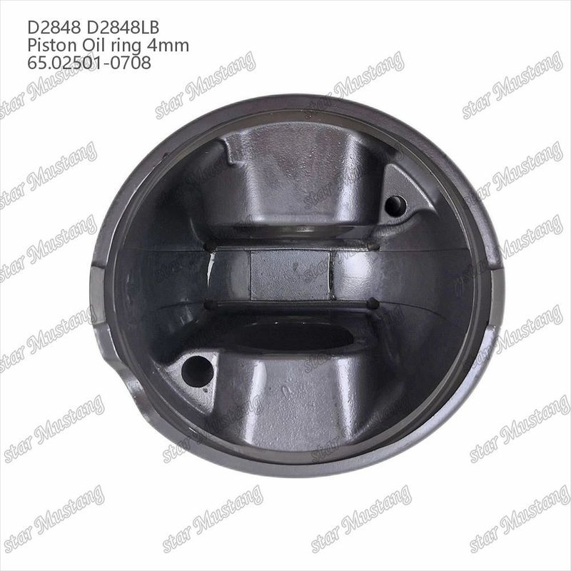 피스톤 D2848 D2848LB 오일 링 4mm 65.02501-0708 Doosan 디젤 엔진 수리 부품
