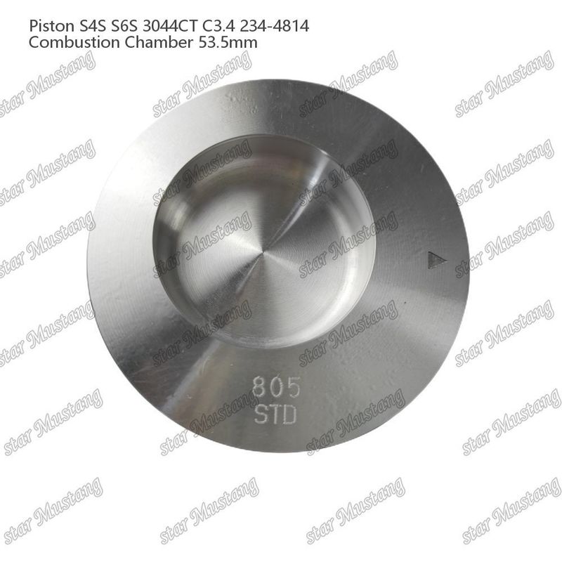 S4S S6S 3044CT C3.4 엔진 피스톤 알파인 챔버 크기 53.5mm 오일 링 4.5mm 234-4814 미쓰비시 엔진 예비 부품