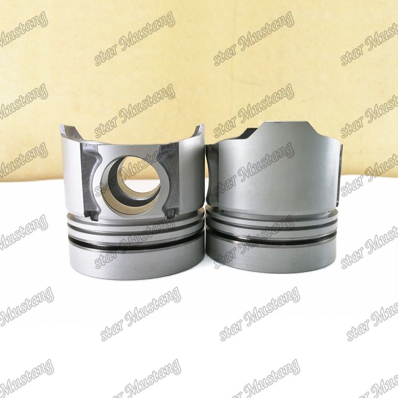 피스톤 DB58 DH220-7 틈이 없는 36mm 핀 홀 연소 챔버 56mm 65.02501-0416 Doosan