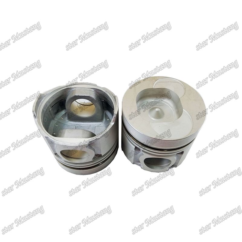 피스톤 DB58 평면 바닥 35mm 핀 구멍 연소 챔버 54mm 65.02501-0153 Doosan 디젤 엔진 수리 부품을 위해