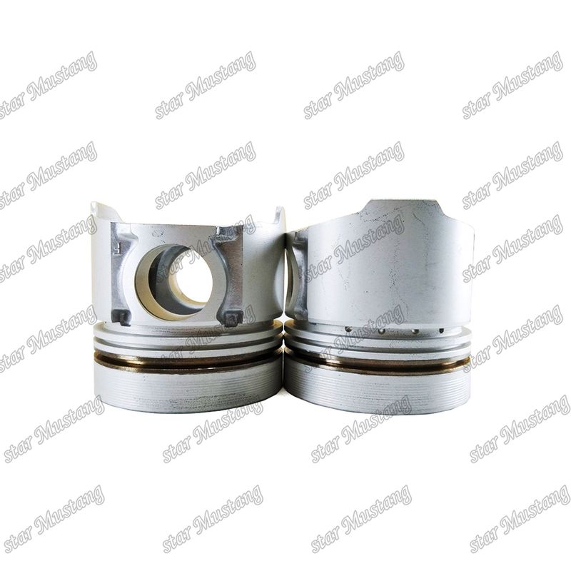 피스톤 DB58 평면 바닥 35mm 핀 구멍 연소 챔버 54mm 65.02501-0153 Doosan 디젤 엔진 수리 부품을 위해