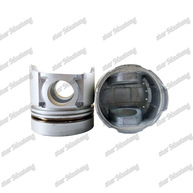 피스톤 DB58 평면 바닥 35mm 핀 구멍 연소 챔버 54mm 65.02501-0153 Doosan 디젤 엔진 수리 부품을 위해