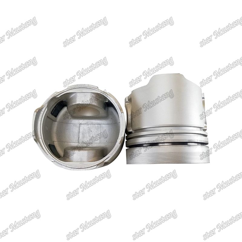 피스톤 DB58 둥근 바닥 35mm 핀 홀 연소 챔버 54mm 65.02501-0195 Doosan 디젤 엔진 수리 부품