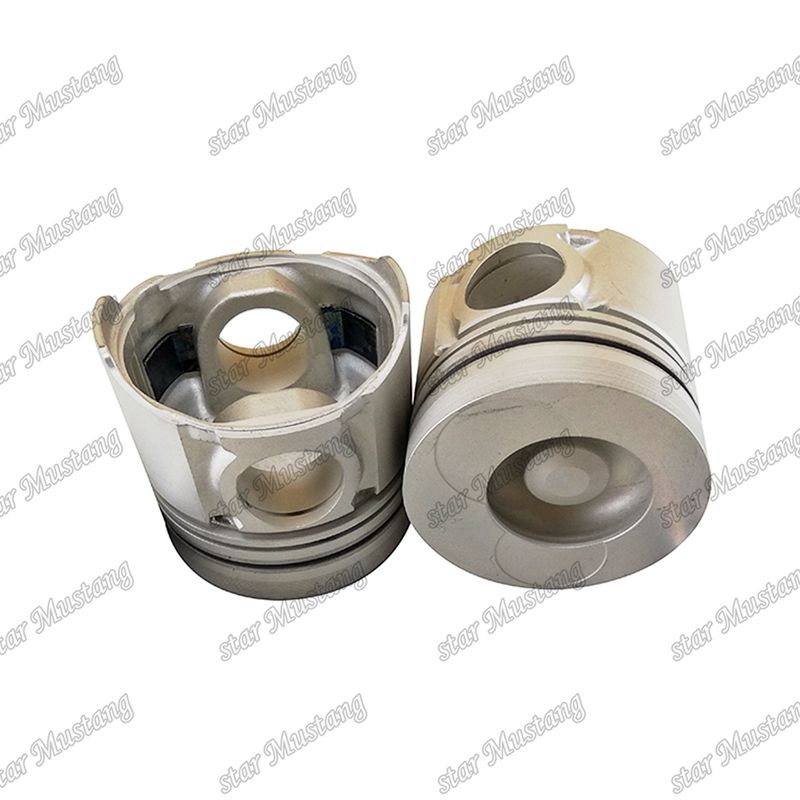 피스톤 DB58 둥근 바닥 35mm 핀 홀 연소 챔버 54mm 65.02501-0195 Doosan 디젤 엔진 수리 부품