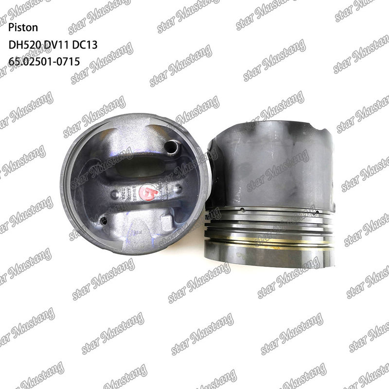 피스톤 DH520 DV11 DC13 65.02501-0715 Doosan 디젤 엔진 수리 부품