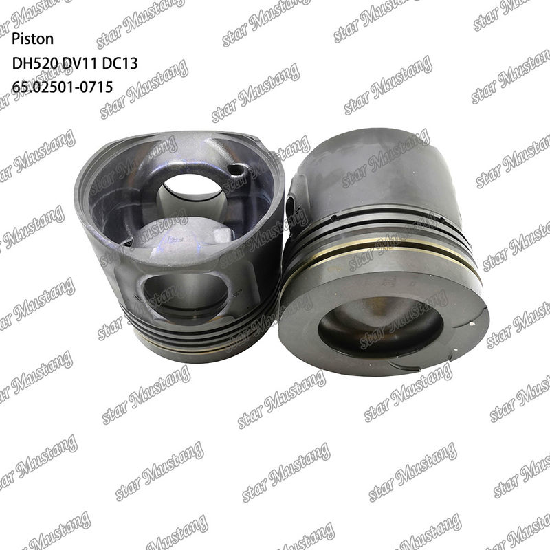 피스톤 DH520 DV11 DC13 65.02501-0715 Doosan 디젤 엔진 수리 부품