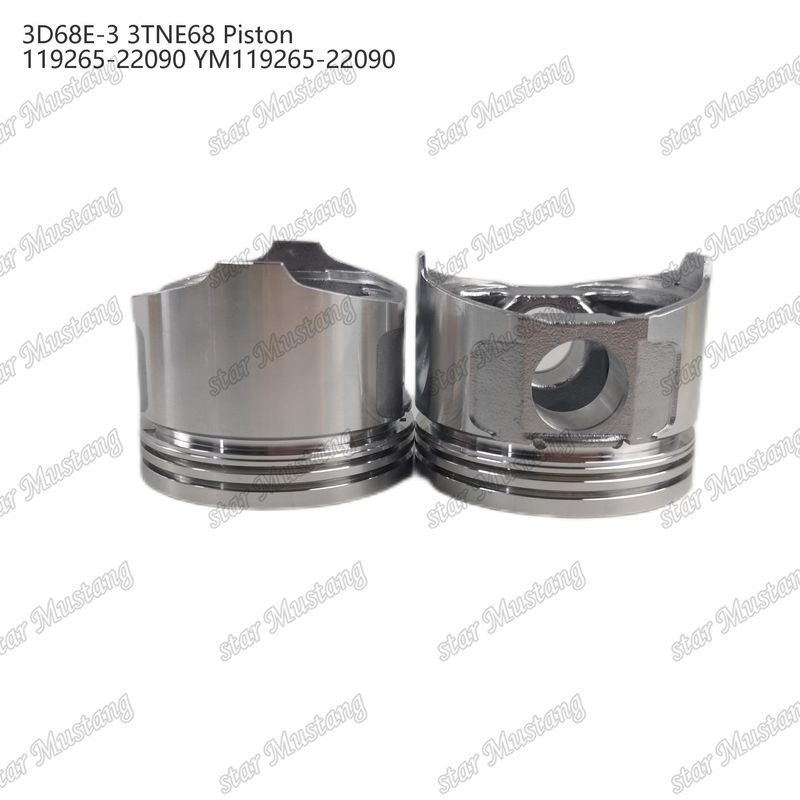 피스톤 3D68E-3 3TNE68 높이 53mm 119265-22090 YM119265-22090 Yanmar 디젤 엔진 수리 부품