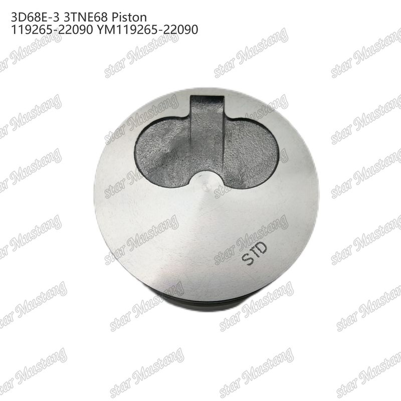 피스톤 3D68E-3 3TNE68 높이 53mm 119265-22090 YM119265-22090 Yanmar 디젤 엔진 수리 부품