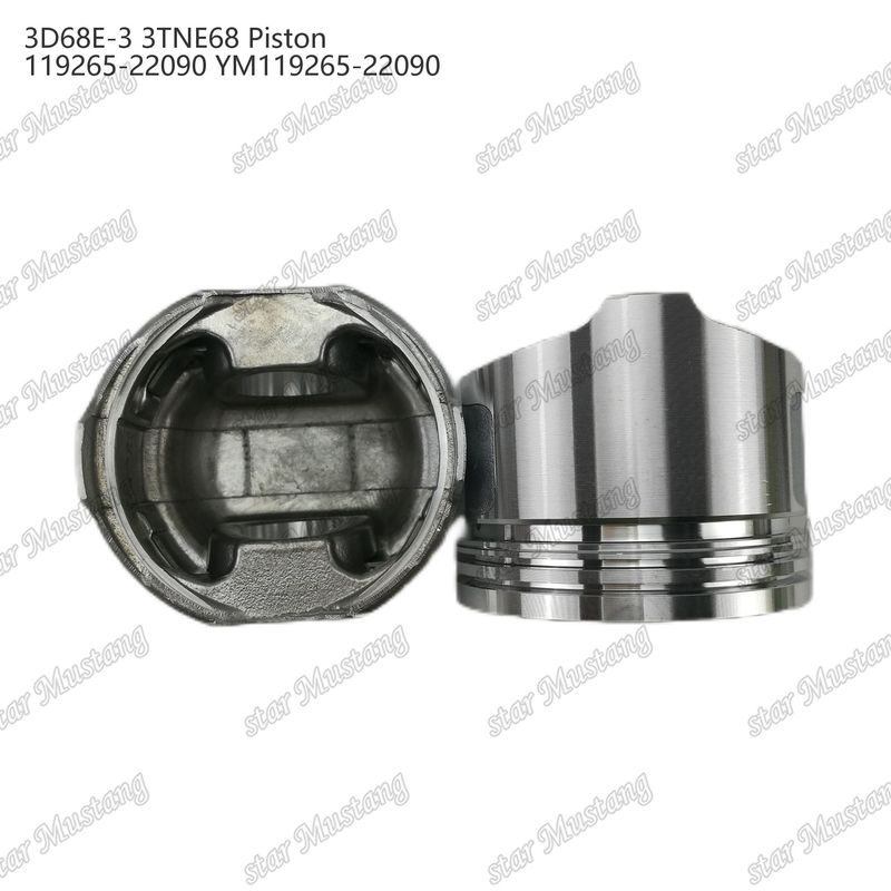 피스톤 3D68E-3 3TNE68 높이 53mm 119265-22090 YM119265-22090 Yanmar 디젤 엔진 수리 부품