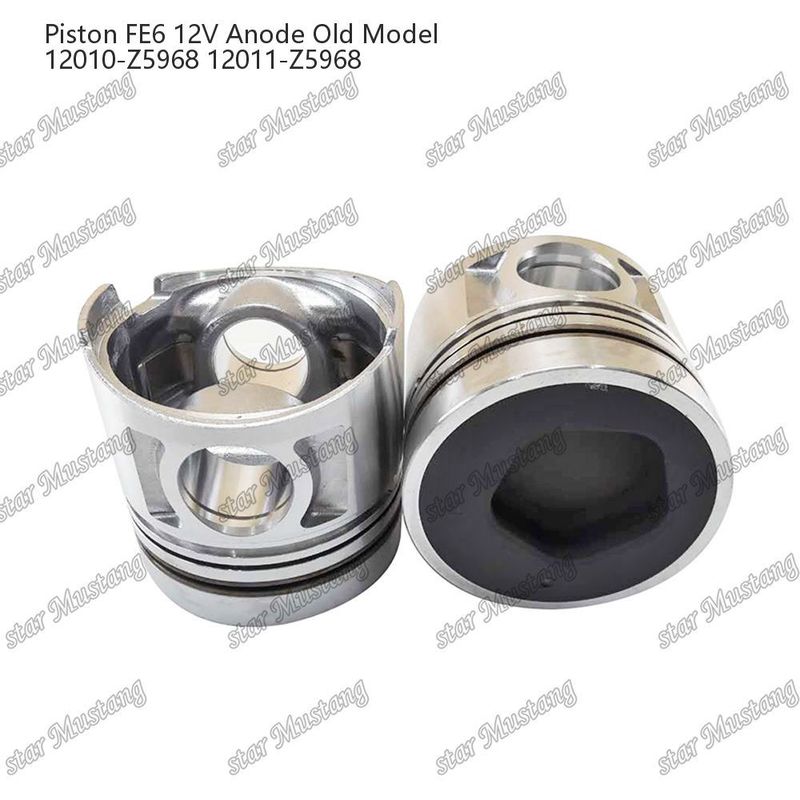 FE6 엔진 피스톤 12 밸브 12010-Z5968 12011-Z5968 니슨 엔진 예비 부품