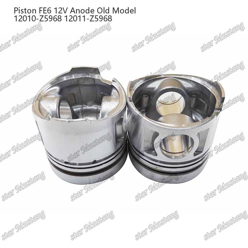 FE6 엔진 피스톤 12 밸브 12010-Z5968 12011-Z5968 니슨 엔진 예비 부품