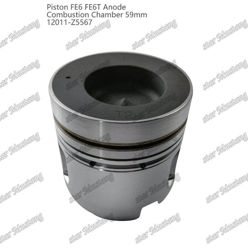 FE6 FE6T 엔진 피스톤 챔버 크기 59mm 3x2x4mm 12011-Z5567