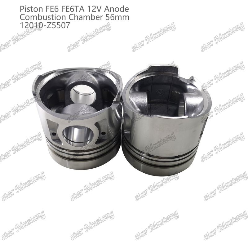 FE6 FE6TA 엔진 피스톤12V 챔버 크기 56mm 2.5x2x4mm 12010-Z5507 닛산 엔진 예비 부품