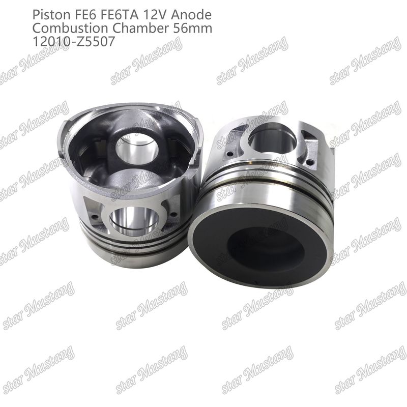 FE6 FE6TA 엔진 피스톤12V 챔버 크기 56mm 2.5x2x4mm 12010-Z5507 닛산 엔진 예비 부품