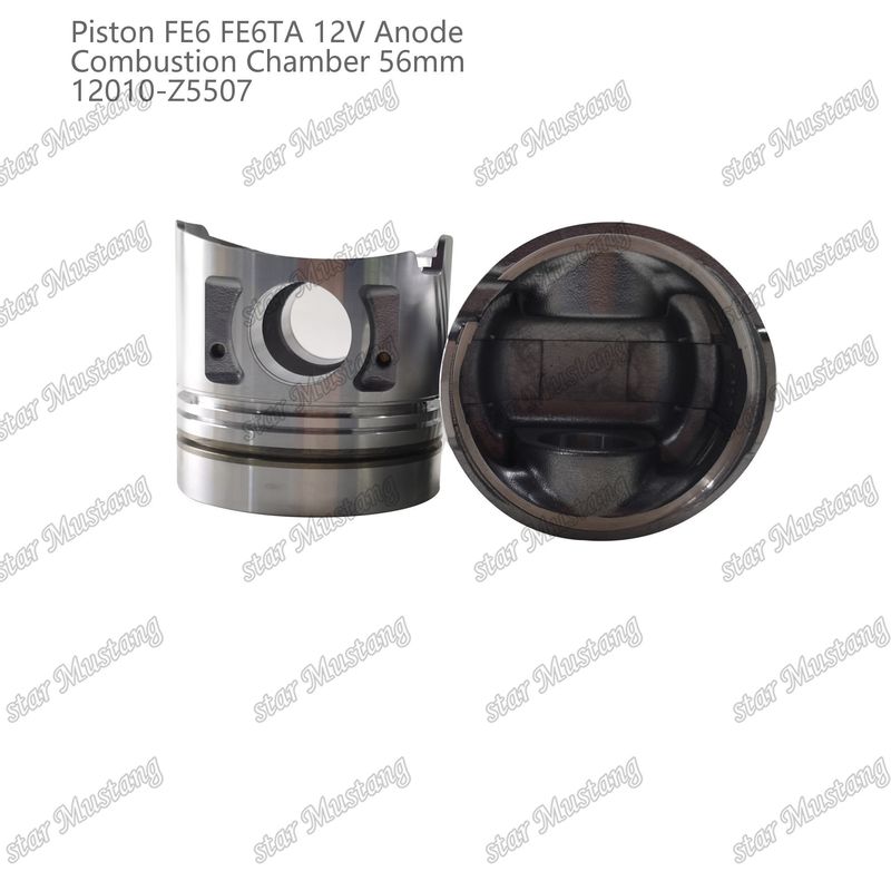 FE6 FE6TA 엔진 피스톤12V 챔버 크기 56mm 2.5x2x4mm 12010-Z5507 닛산 엔진 예비 부품