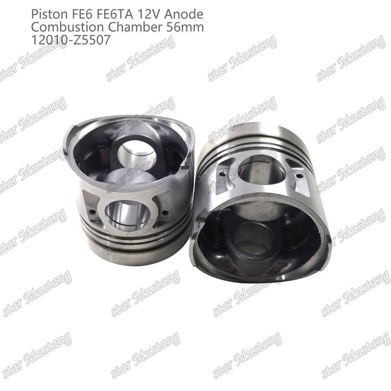 FE6 FE6TA 엔진 피스톤12V 챔버 크기 56mm 2.5x2x4mm 12010-Z5507 닛산 엔진 예비 부품