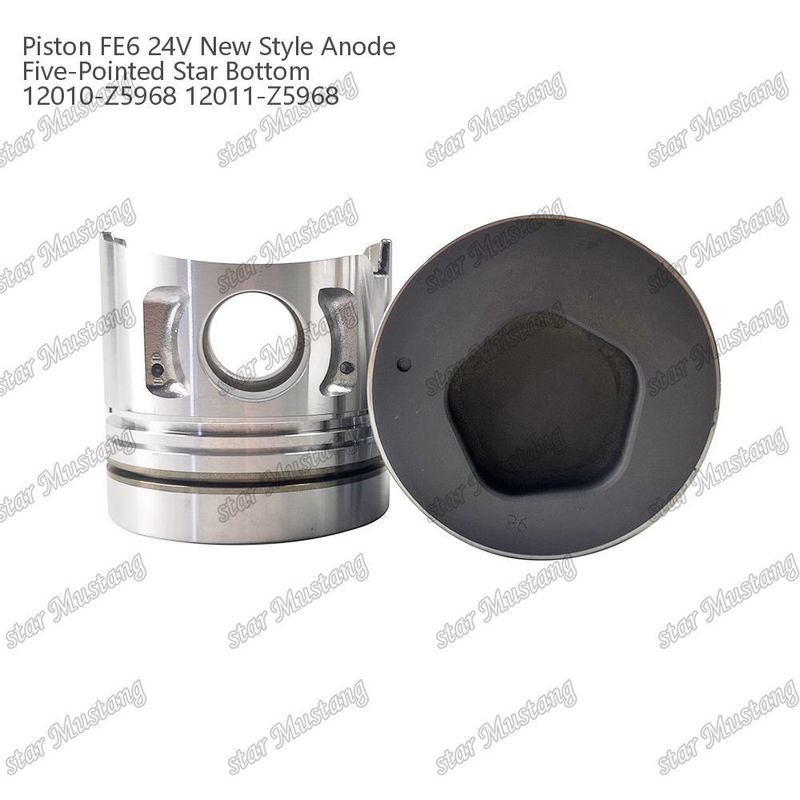 FE6T 엔진 피스톤 24V 신형 2.5x2x4mm 12011-Z5776 12011-Z5506 12011-Z5968 닛산 엔진 예비 부품