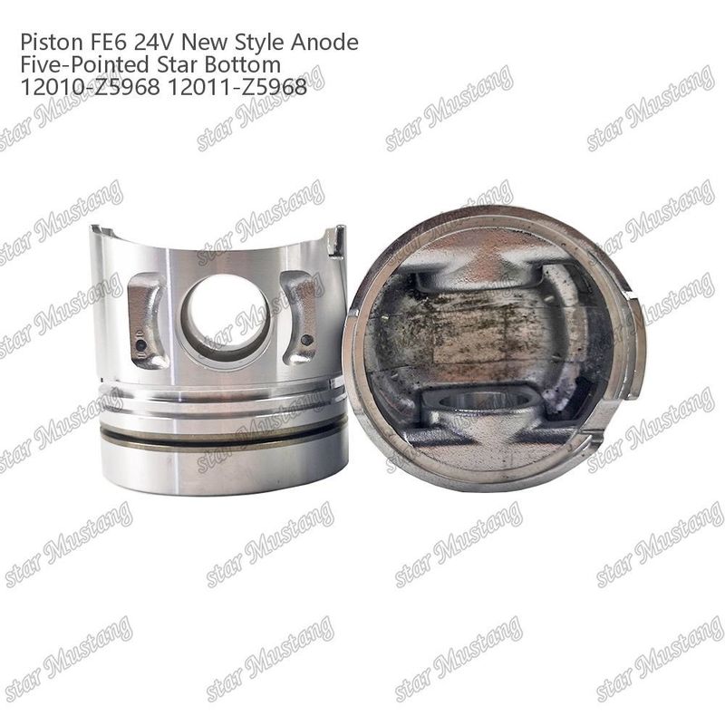 FE6T 엔진 피스톤 24V 신형 2.5x2x4mm 12011-Z5776 12011-Z5506 12011-Z5968 닛산 엔진 예비 부품
