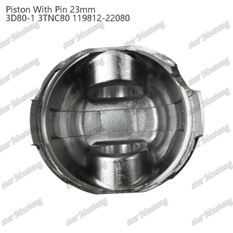 피스톤 3D80-1 3TNC80 PIN SIZE 23mm 119812-22080 Yanmar 디젤 엔진 수리 부품