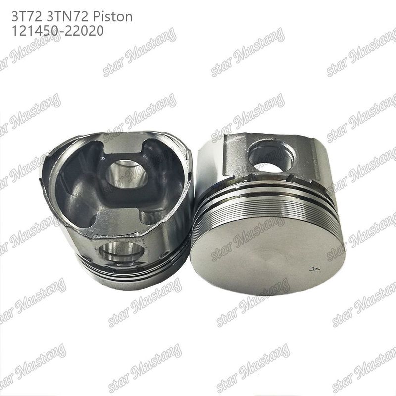 피스톤 3TN72 3T72 평면 바닥 65.5mm 높이 121450-22020 Yanmar 디젤 엔진 수리 부품