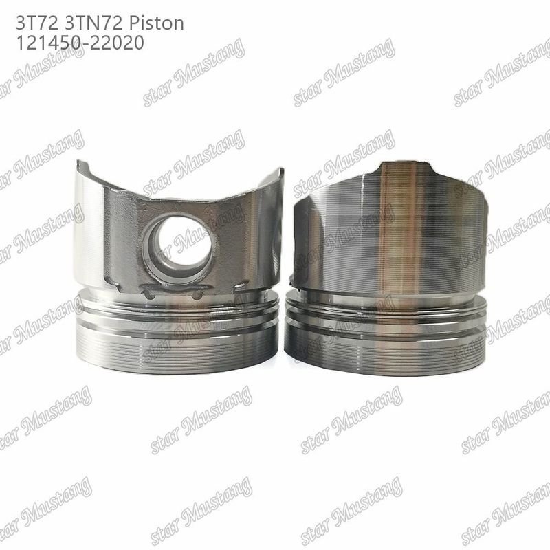 피스톤 3TN72 3T72 평면 바닥 65.5mm 높이 121450-22020 Yanmar 디젤 엔진 수리 부품