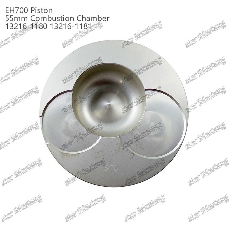 피스톤 EH700 55mm 연소실 13216-1181 13216-1180 Hino 디젤 엔진 수리 부품